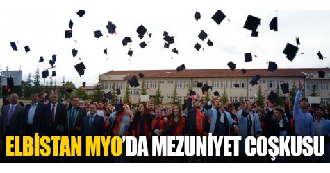 Elbistan MYO’da Mezuniyet Coşkusu