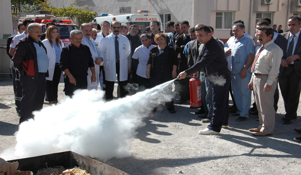 YANGIN TATBİKATI GERÇEĞİNİ ARATMADI