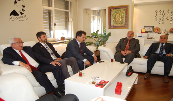 SAADET PARTİSİ'NDEN KAHRAMANMARAŞ GAZETECİLER CEMİYETİNE ZİYARET