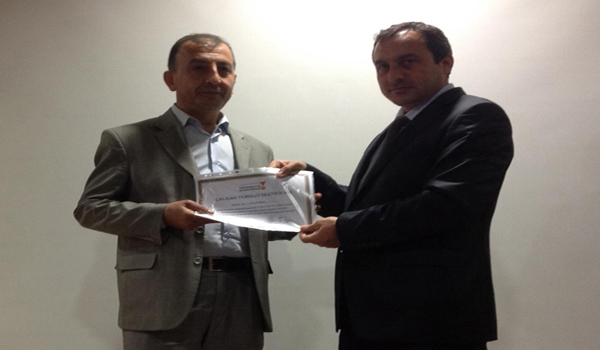 EĞİTİME KATILANLARA SERTİFİKA