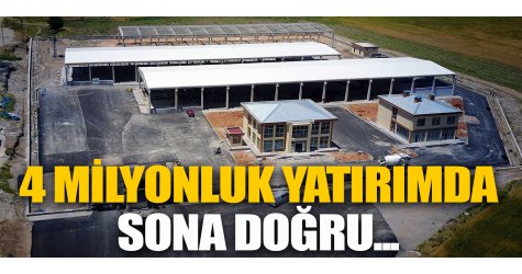 Canlı Hayvan Borsası tamamlanıyor