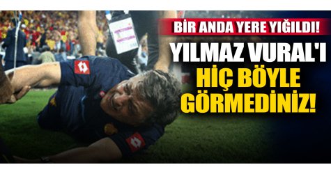 Yılmaz Vural'ı hiç böyle görmediniz! Bir anda yere yığıldı
