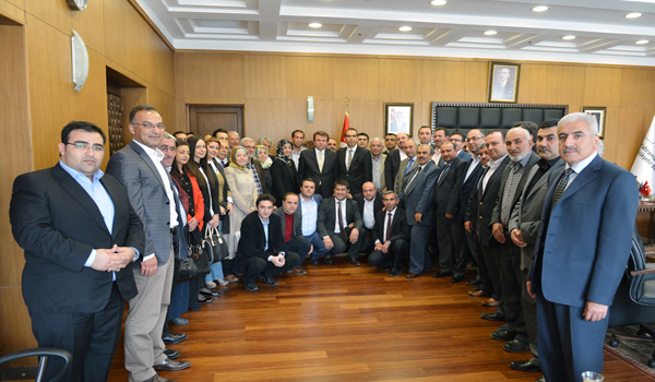 AK PARTİ ONİKİ ŞUBAT İLÇE TEŞKİLATINDAN ZİYARET