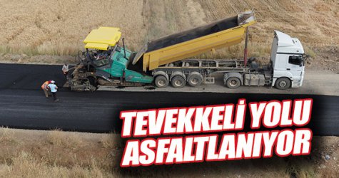 TEVEKKELİ YOLU ASFALTLANIYOR