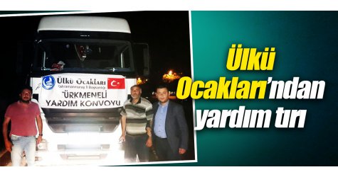 Ülkü Ocaklarından yardım tırı