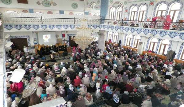 AHMET KÖSE KURAN KURSUNDA KUTLU DOĞUM İZDİHAMI