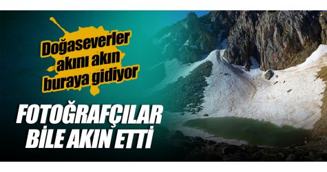 Doğaseverler akını akın buraya gidiyor