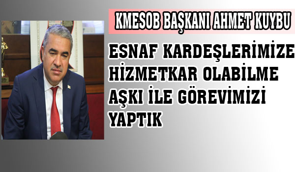 ESNAF KARDEŞLERİMİZE HİZMETKAR OLABİLME AŞKI İLE GÖREVİMİZİ YAPTIK