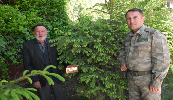 ŞEHİTLERİN ADI FİDANLARLA YAŞAYACAK