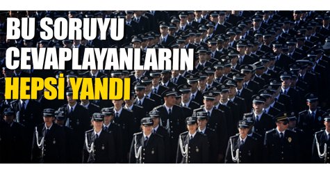 Bu soruyu cevaplayanların hepsi yandı