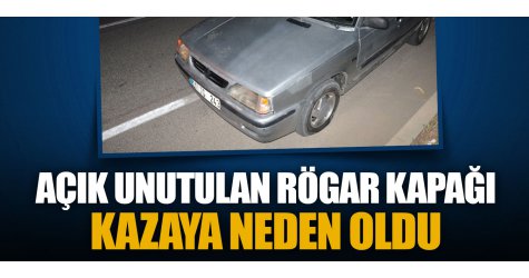 Açık unutulan rögar kapağı kazaya neden oldu