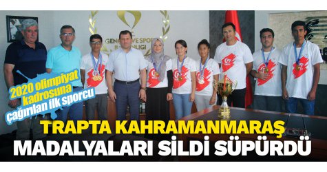 Trapta Kahramanmaraş madalyaları sildi süpürdü