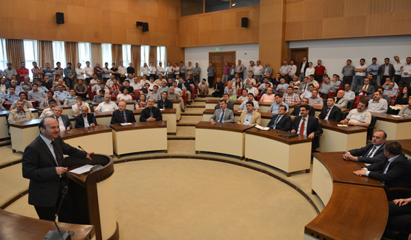 GENEL SEKRETER EROL PERSONELİ BİLGİLENDİRDİ