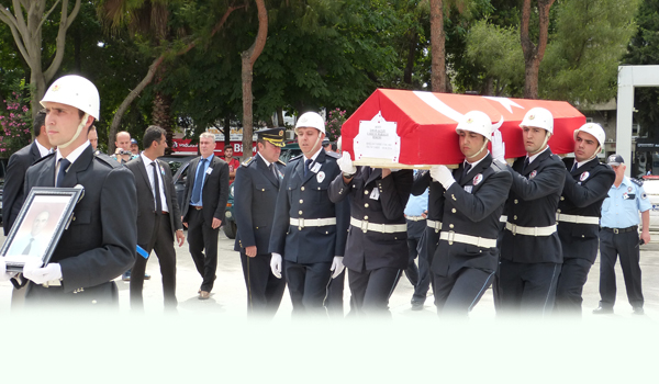 PATLAMADA ŞEHİT OLAN BEKÇİ SON YOLCULUĞUNA UĞURLANDI