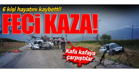 Feci kaza! Kafa kafaya çarpıştılar