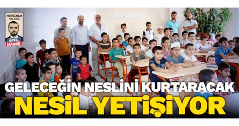 Geleceğin neslini kurtaracak nesil yetişiyor