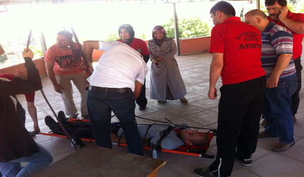 AKMOD MOBİL EKİBİNE AFETLE MÜCADELE TEMEL EĞİTİMİ VERİLDİ