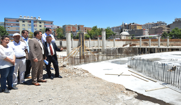 KÜLTÜRPARK İNŞAATI TÜM HIZIYLA DEVAM EDİYOR