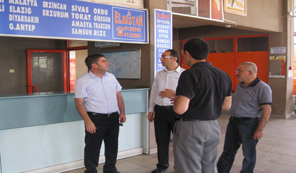 ZABITA DAİRE BAŞKANI KARATAŞ İLÇELERİ GEZDİ