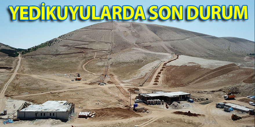 YEDİKUYULAR KAYAK MERKEZİ SEZONE YETİŞECEK