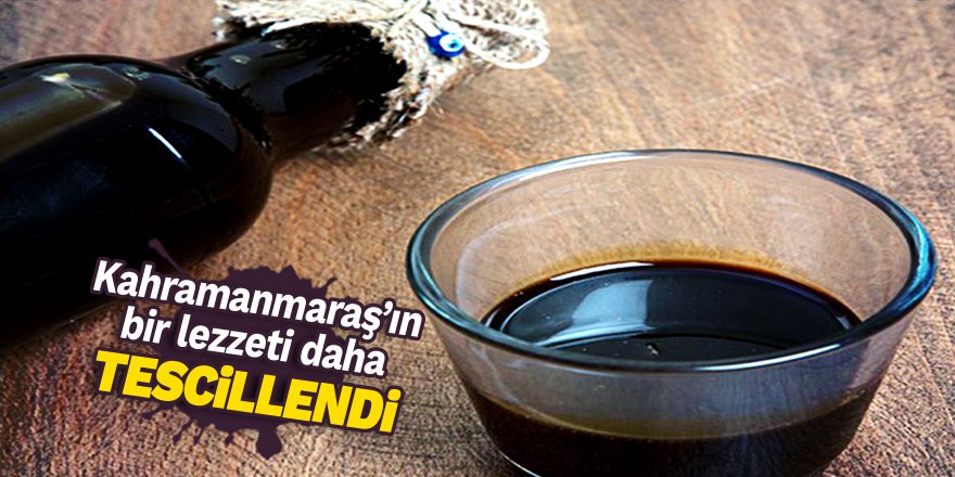 Maraş Sumak Ekşisi akıtı da tescillendi