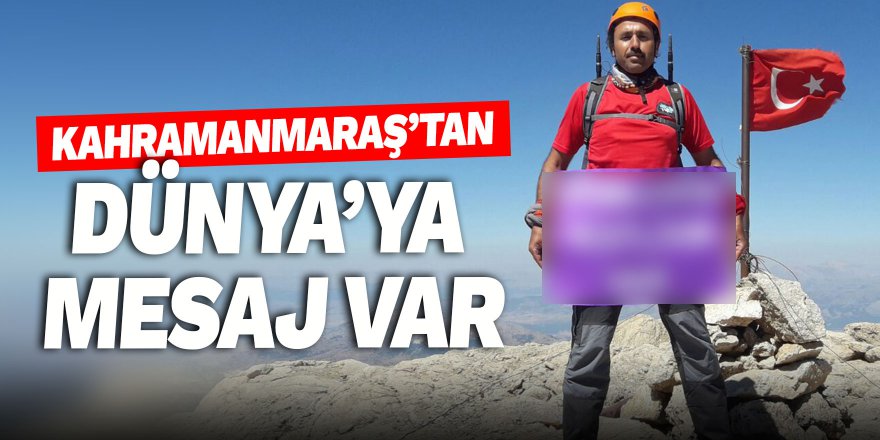 Kahramanmaraşlı dağcılar Arakan için tırmandı