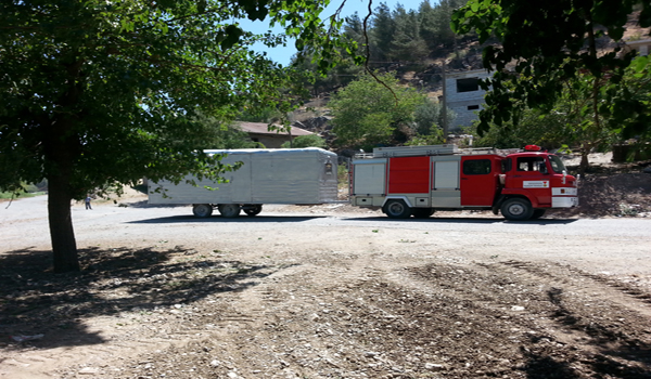 İTFAİYE MÜFREZESİ GÖREVE BAŞLADI