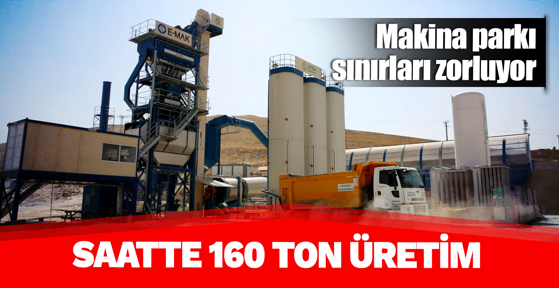Makina parkı sınırları zorluyor