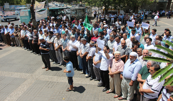 KAHRAMANMARAŞ GAZZE İÇİN TEK YÜREK OLDU