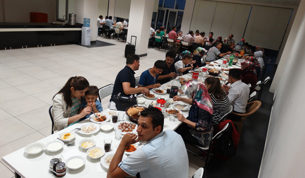 İTFAİYECİLER VE AİLELERİ İFTARDA BULUŞTU