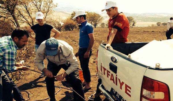 BARAJ GÖLETİNDE MAHSUR KALAN KEÇİLER 2 GÜN SONRA KURTARILDI