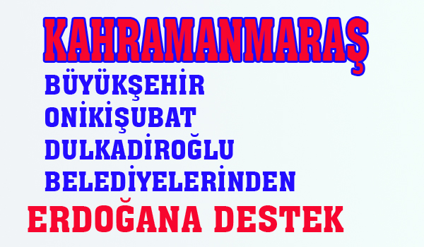 ERDOĞANA DESTEK