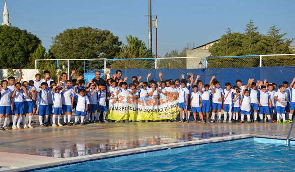 TÜRKOĞLUNDA 10,YAZ SPOR OKULLARININ AÇILIŞI YAPILDI