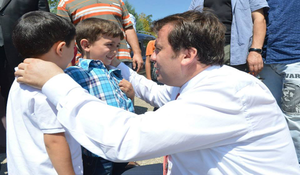 BAŞKAN ERKOÇ OKULLARI GEZDİ