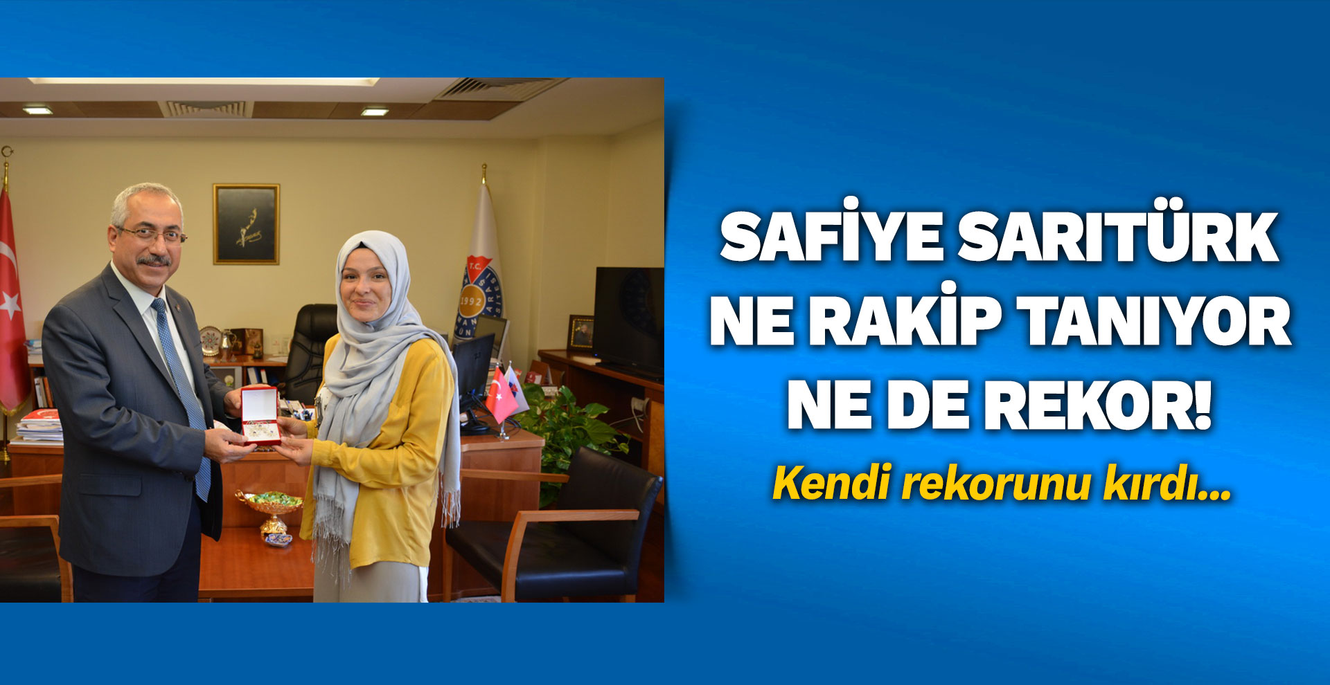 KSÜ Öğrencisi Safiye Sarıtürk Rekora Doymuyor