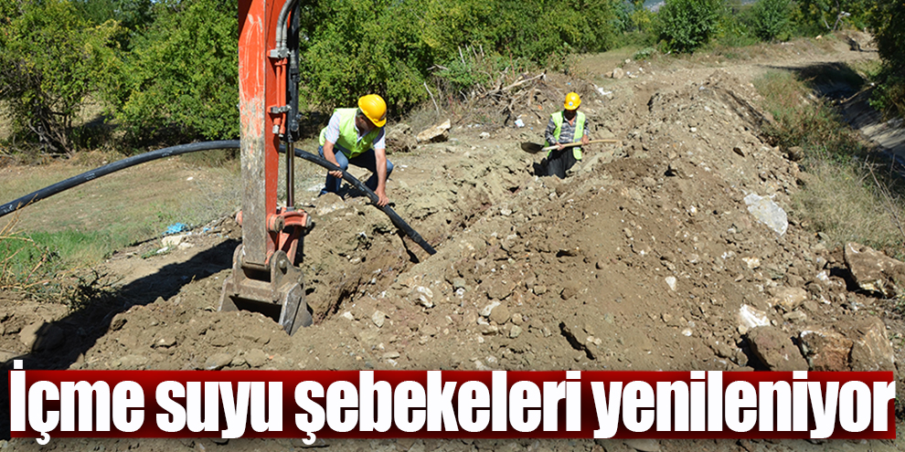 KIZIK’IN İÇME SUYU ŞEBEKESİ YENİLENİYOR