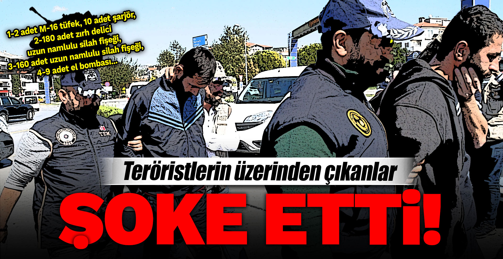 Teröristlerin üzerinden çıkanlar şoke etti