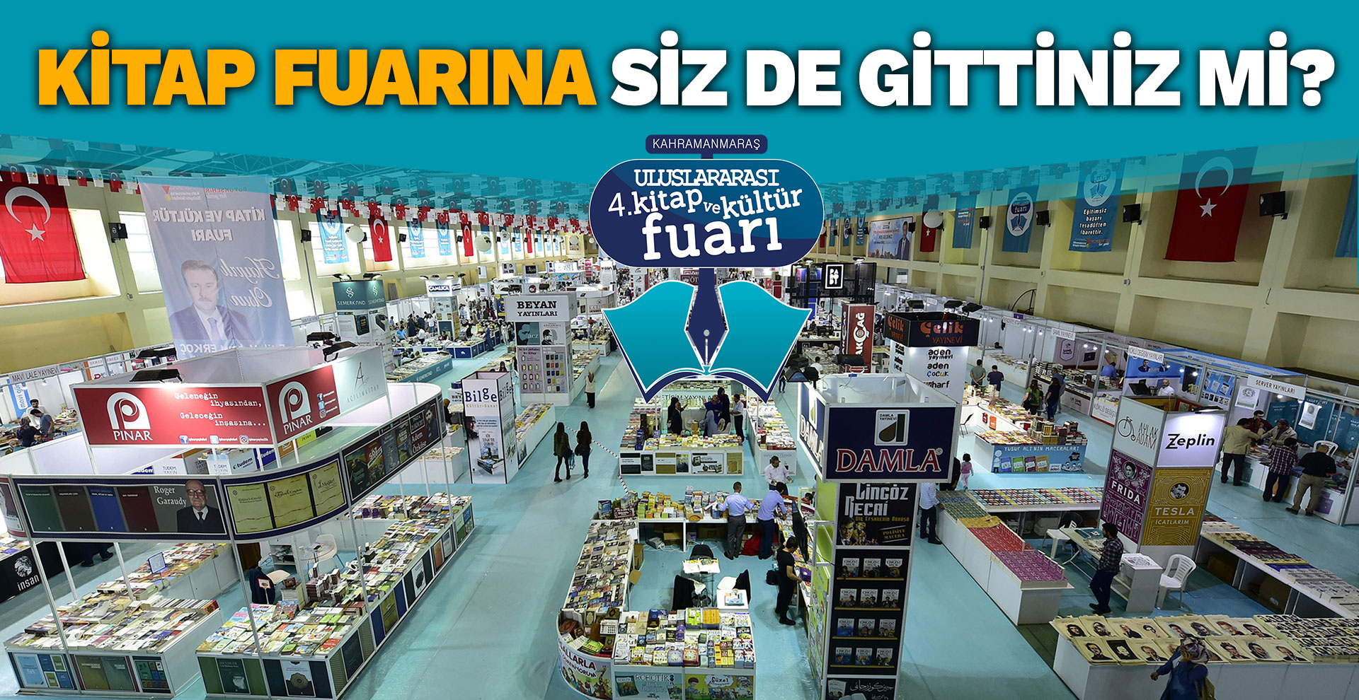 Kitap fuarına siz de gittiniz mi?