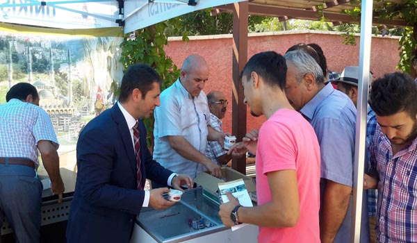 DONDURMA ŞEHRİNDE DONDURMAYLA KARŞILANDILAR