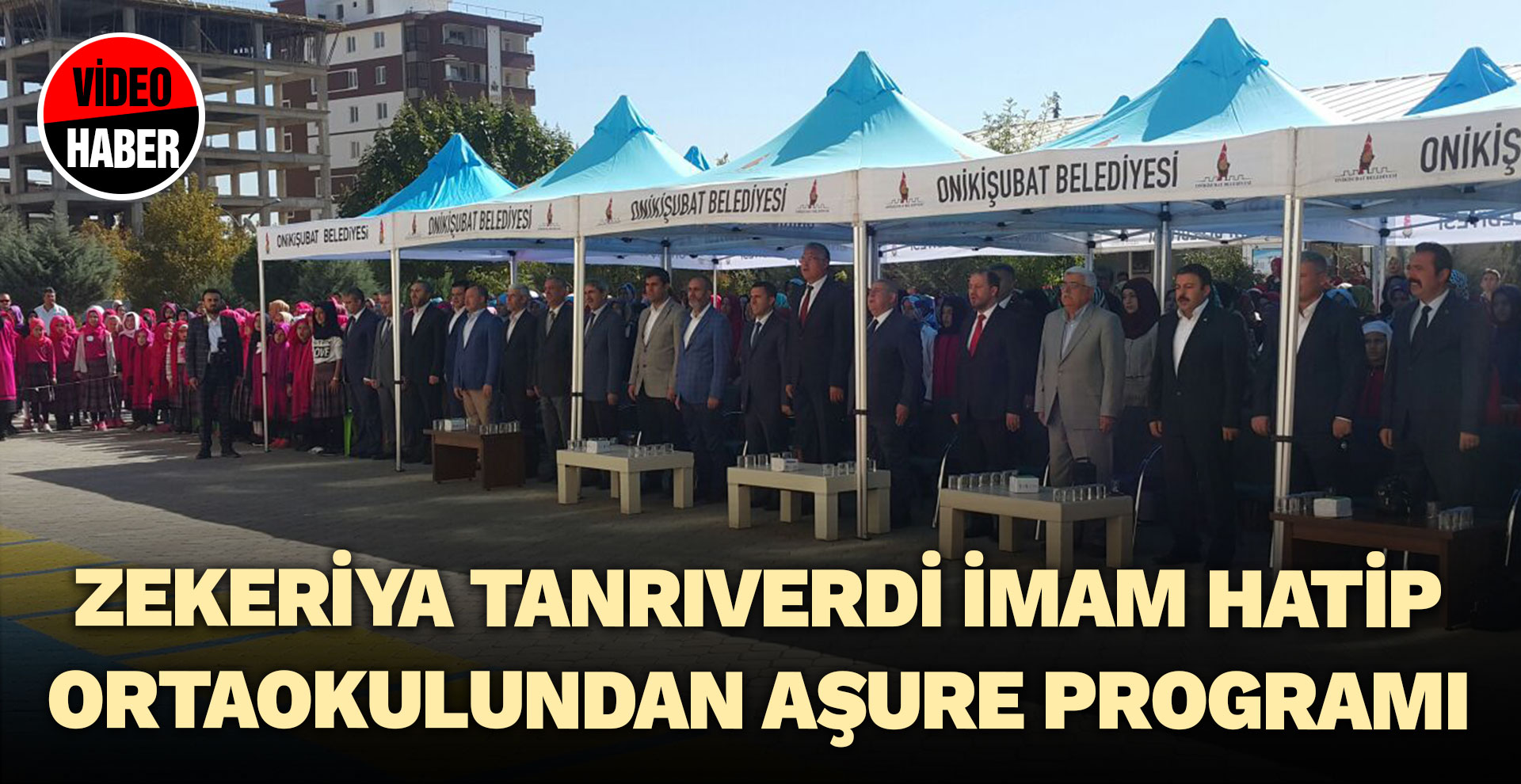 Zekeriya Tanrıverdi İmam Hatip ortaokulundan aşure programı