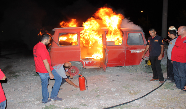 İTFAİYE, OFFROAD KULÜBÜYLE YAPTIĞI TATBİKATTA TAM NOT ALDI