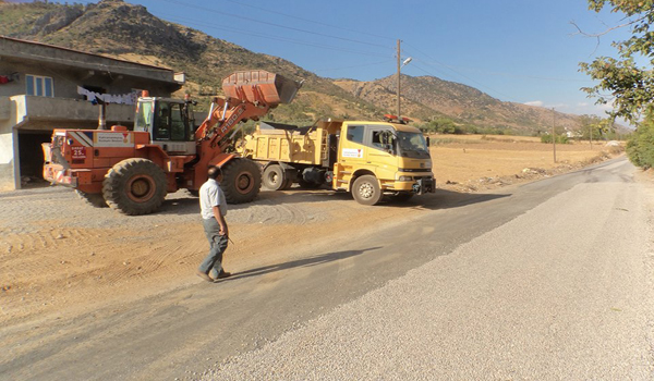 DADAĞLI GRUP YOLUNDA 2. SATIH KAPLAMA TAMAMLANDI