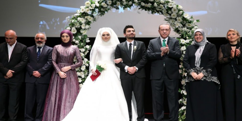 Cumhurbaşkanı Erdoğan nikah törenine katıldı