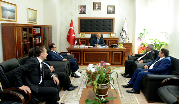 BAŞKAN OKAY A AHİLİK HAFTASI ZİYARETİ