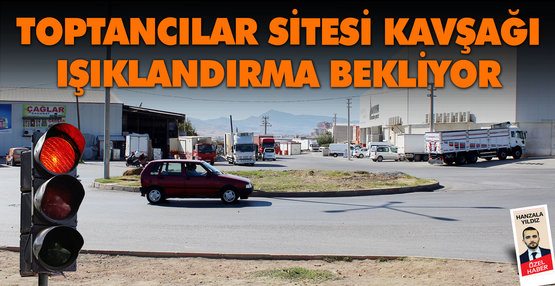Toptancılar Sitesi kavşağı ışıklandırma bekliyor