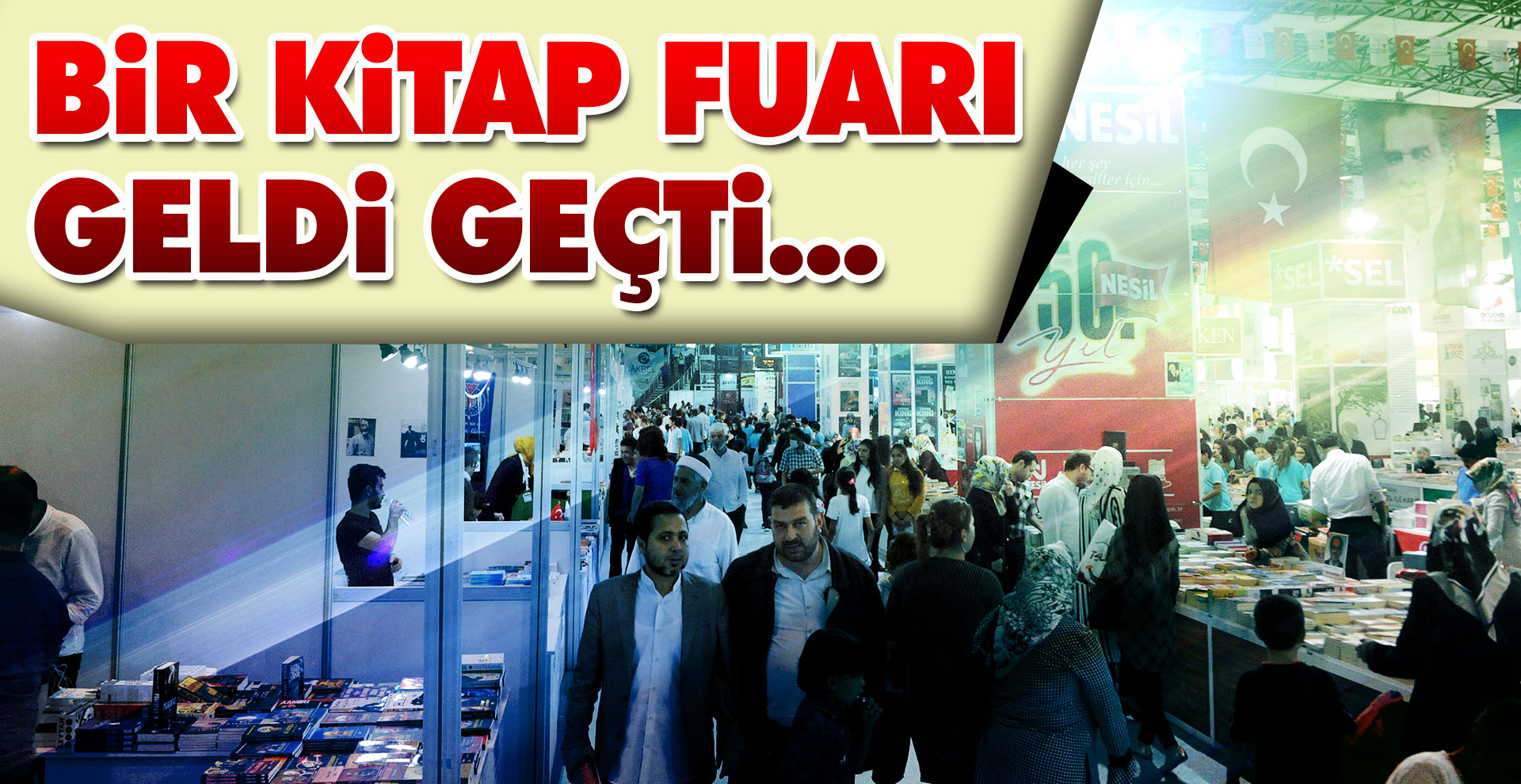 Kitap fuarı sona erdi