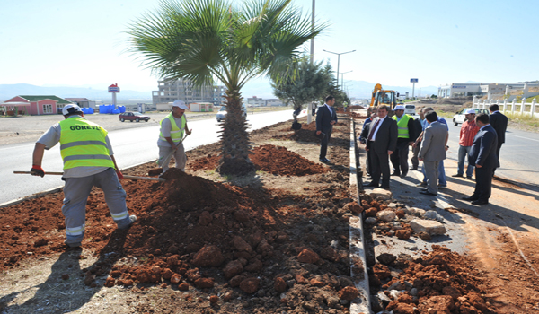 BAŞKAN ERKOÇ KAYSERİ YOLUNDA İNCELEMELERDE BULUNDU