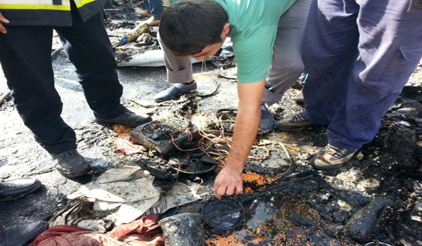 ÇADIRKENTTE YANGIN PANİĞİ