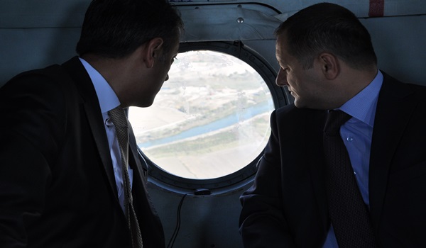 AĞAÇLANDIRMA ALANLARI HELİKOPTERLE İNCELENDİ