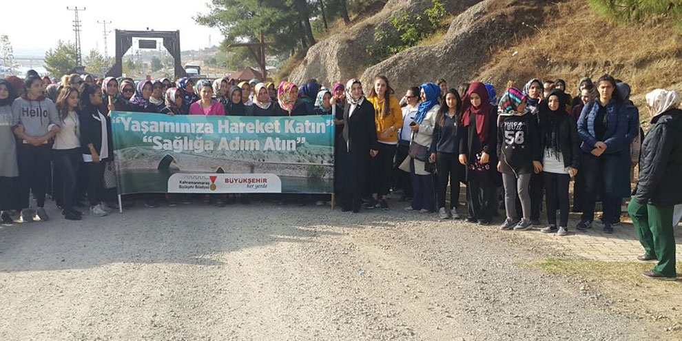 Büyükşehir’den bayanlara doğa yürüyüşü